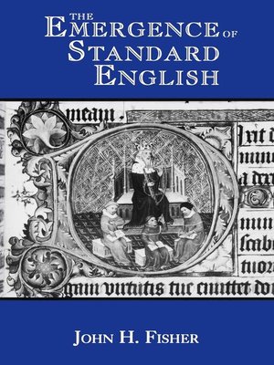 cover image of The Emergence of Standard English